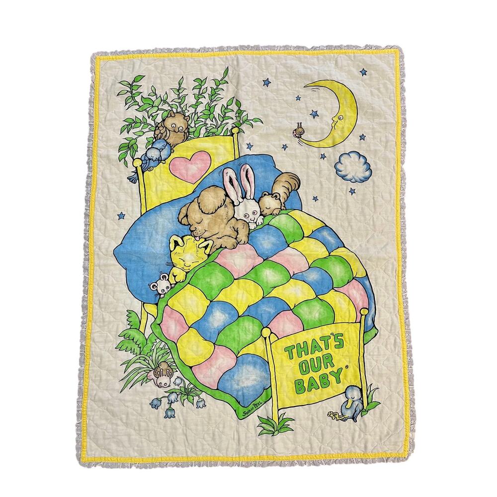 Vintage "That's Our Baby" Nursery Quilt